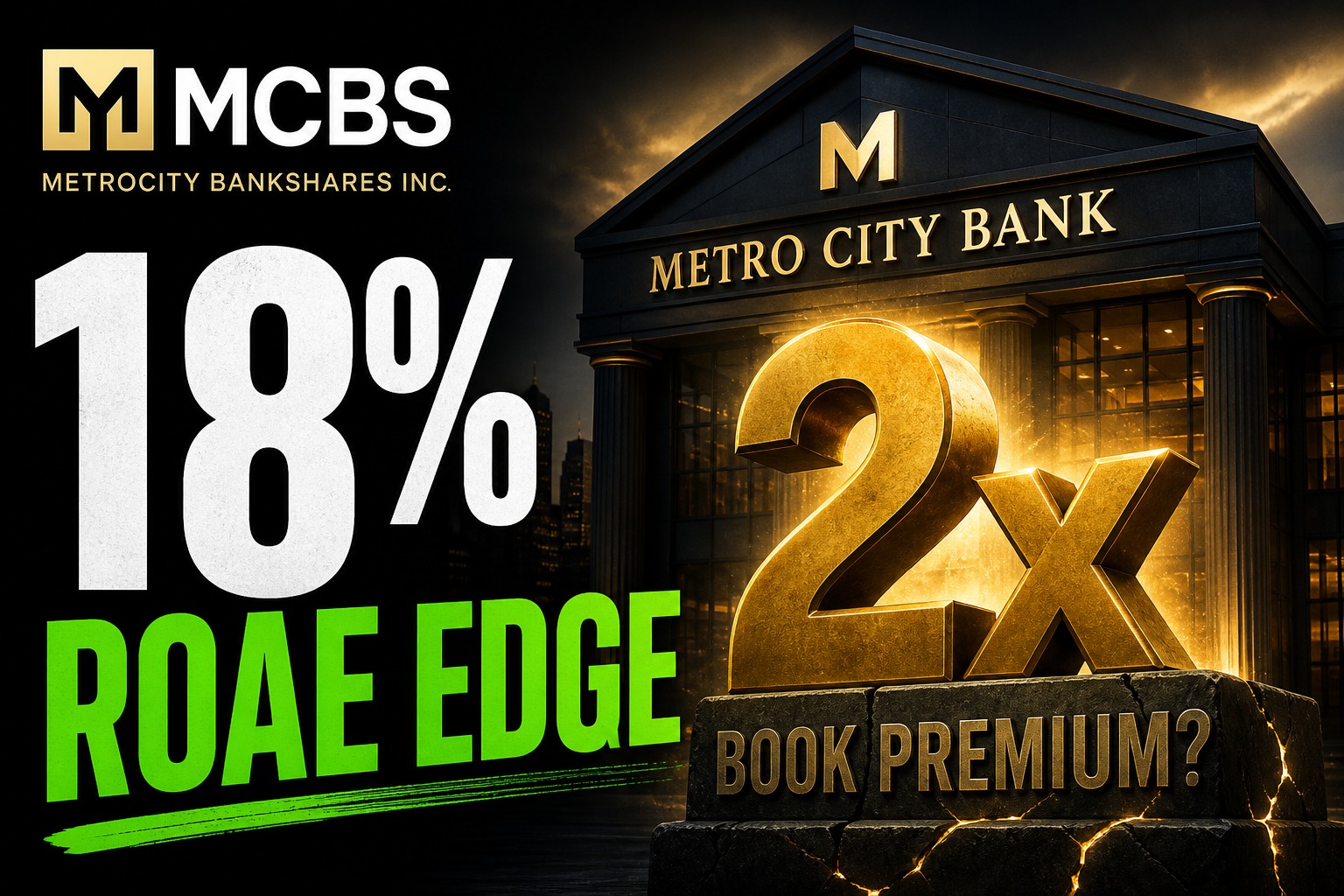 MetroCity Bankshares, Inc. (MCBS) video thumbnail