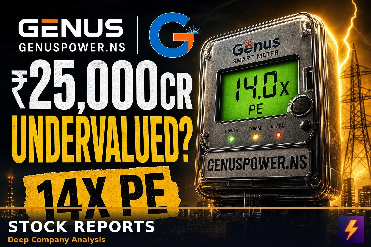 Genus Power Infrastructures Limited (GENUSPOWER.NS) video thumbnail