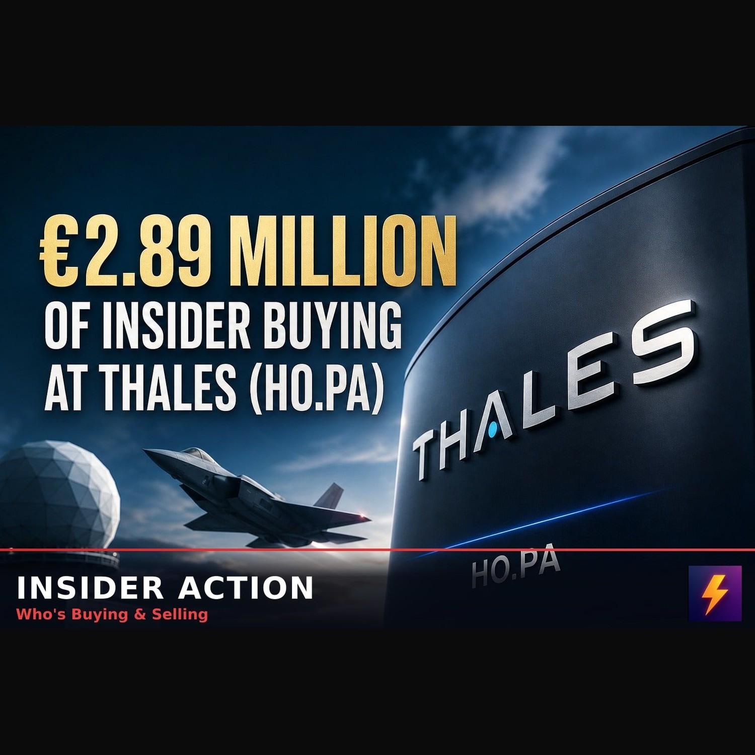 €2.89 Million of Insider Buying at Thales: The Real Signal episode artwork