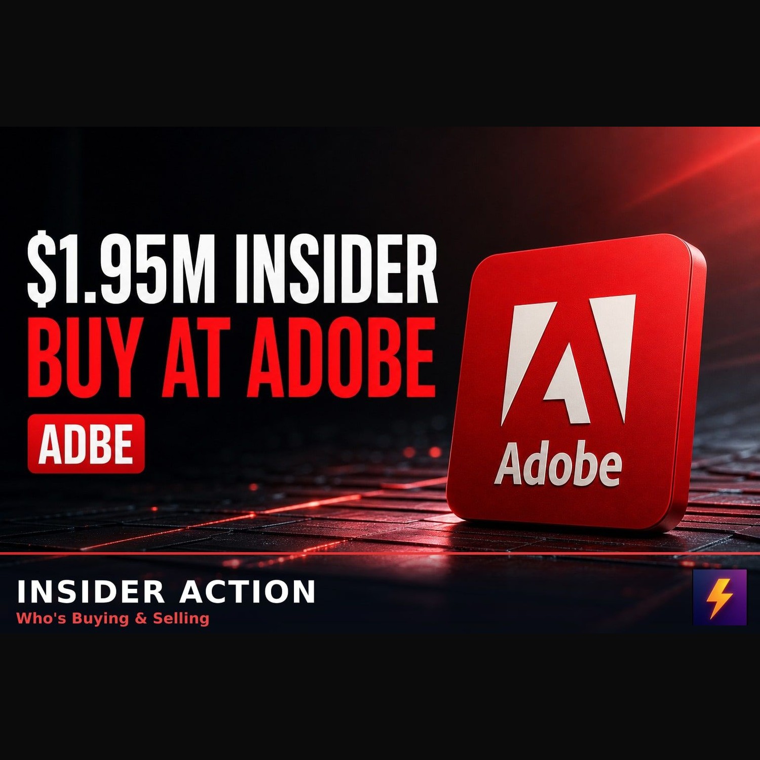 $1.95 Million of Insider Buying at Adobe: The Real Signal episode artwork