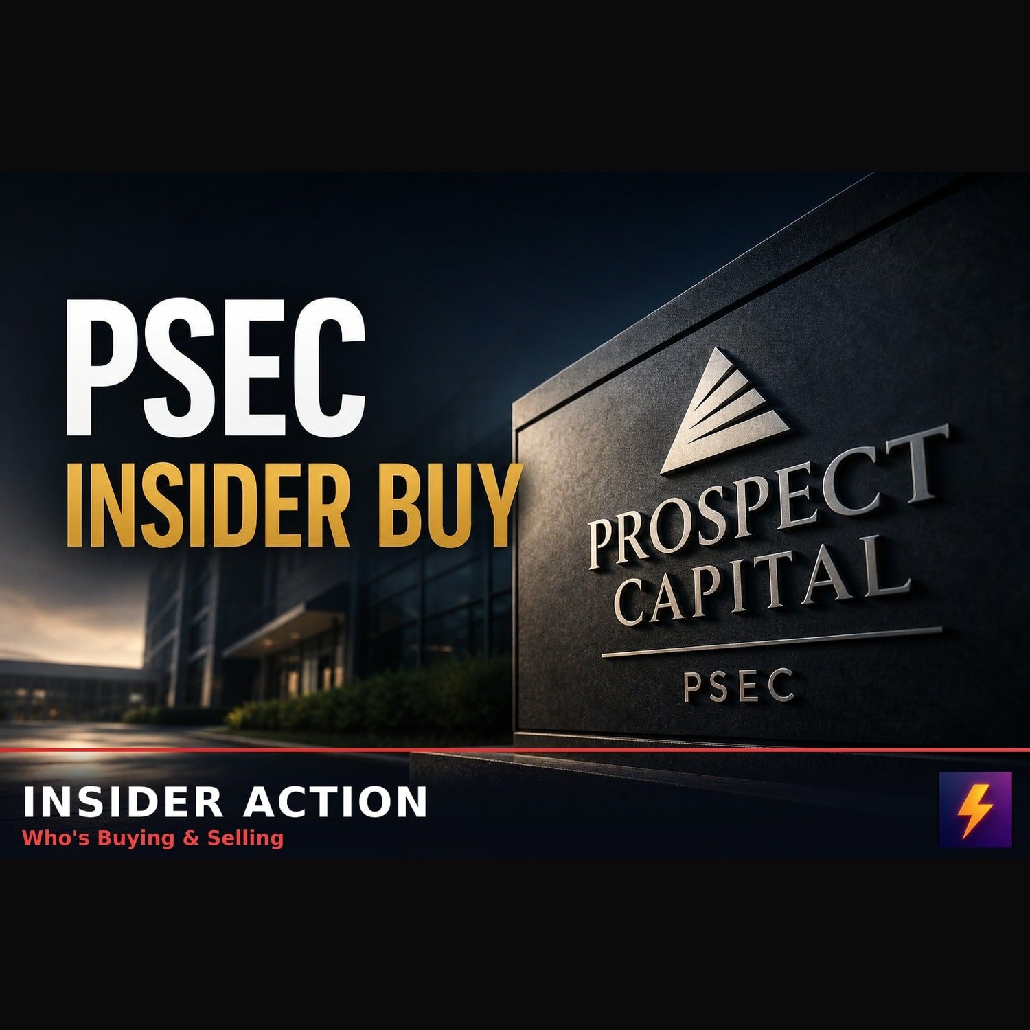 $4.67 Million of Insider Buying at Prospect Capital episode artwork