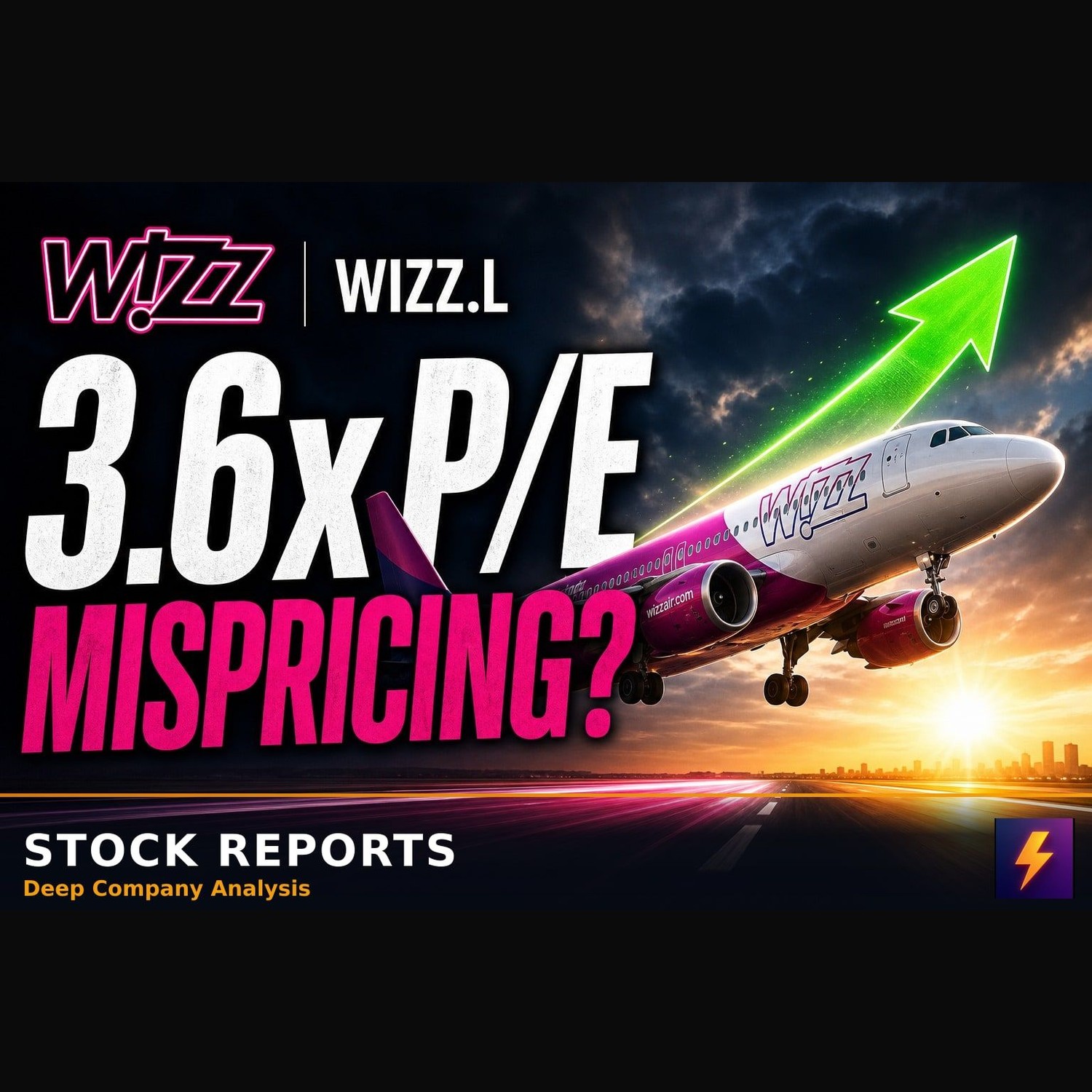 3.6x P/E Mispricing: The Wizz Air (WIZZ.L) Recovery
