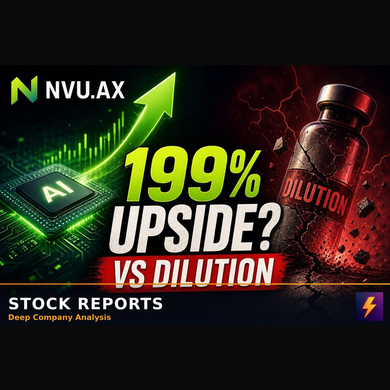NVU.AX AI Pivot: 199% Upside vs Looming Dilution