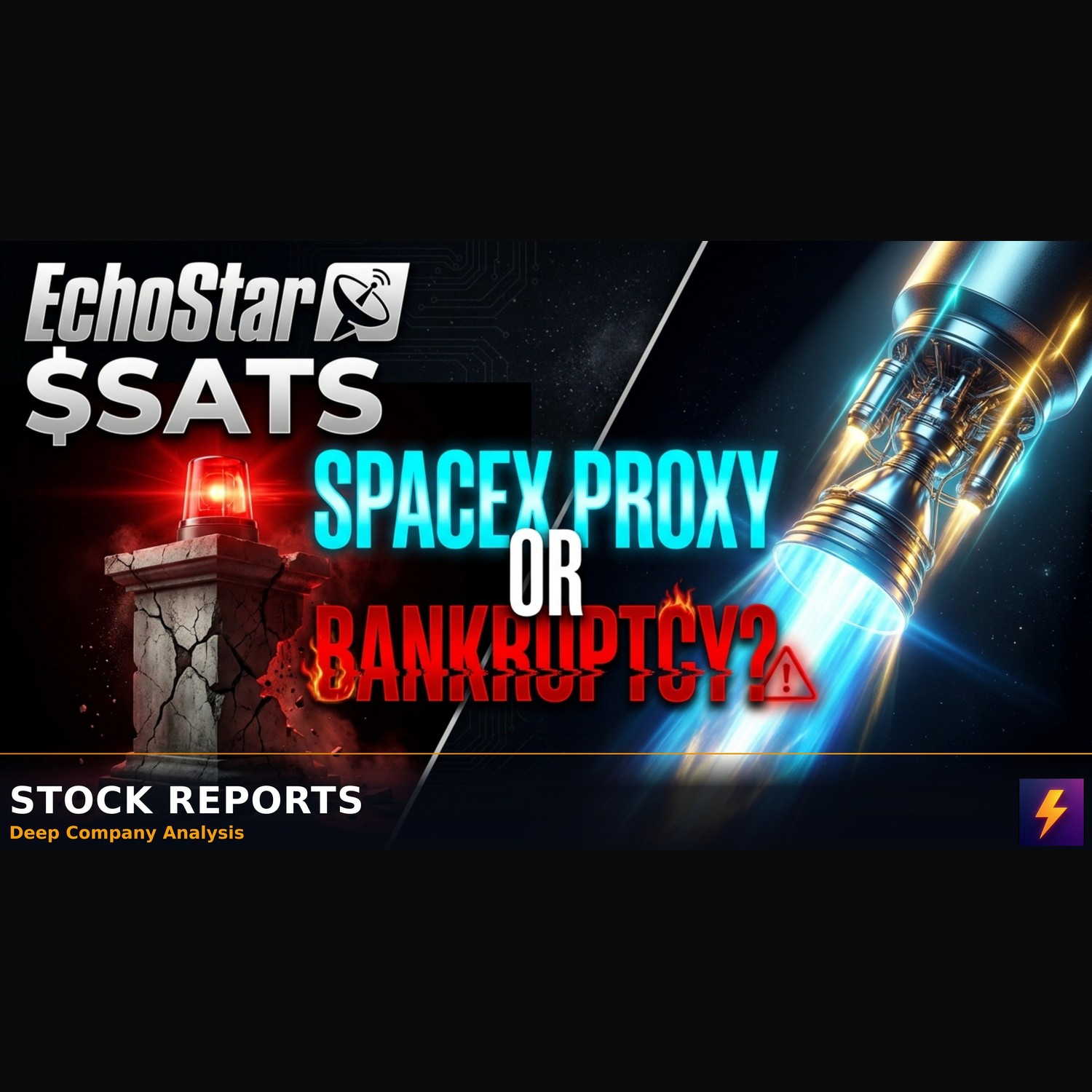 SATS $19B SpaceX Proxy Racing $24B Bankruptcy