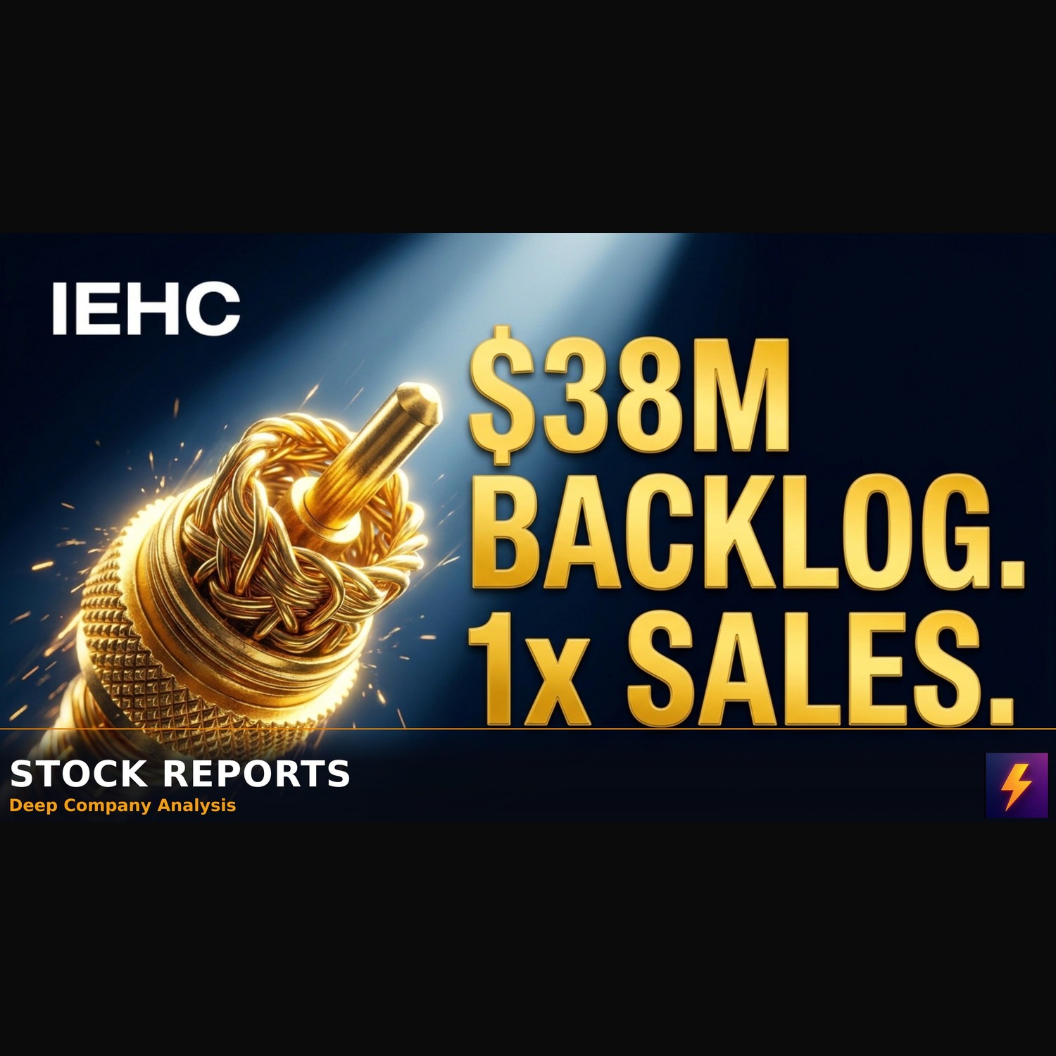 IEHC Q4 Reversal: $38M Defense Backlog at 1x Sales