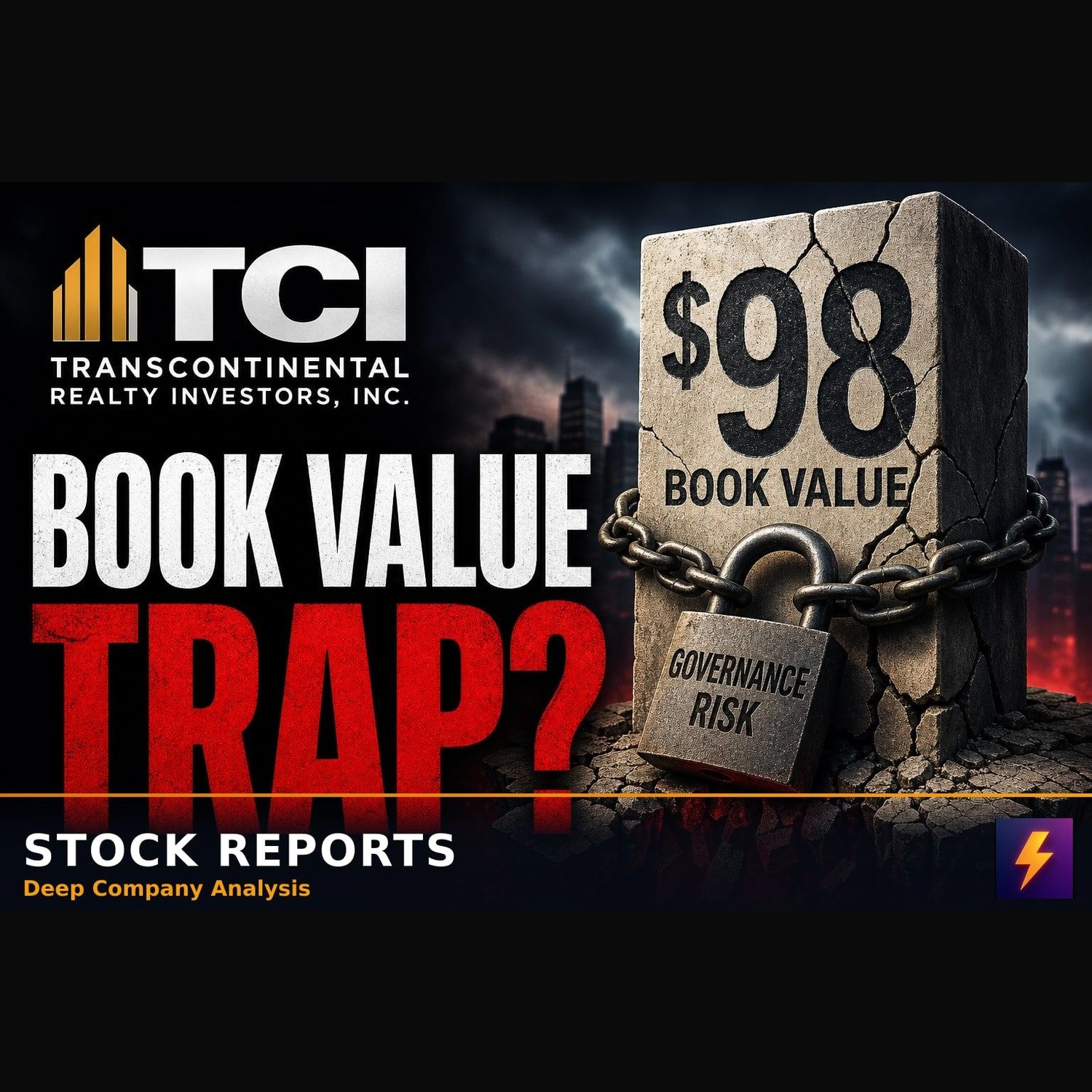 TCI's $98 Book Value Illusion Is a Governance Trap