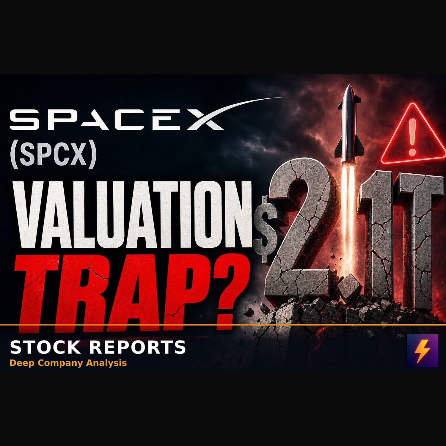 SpaceX (SPCX) AI Hype Masks a $2.1T Valuation Trap