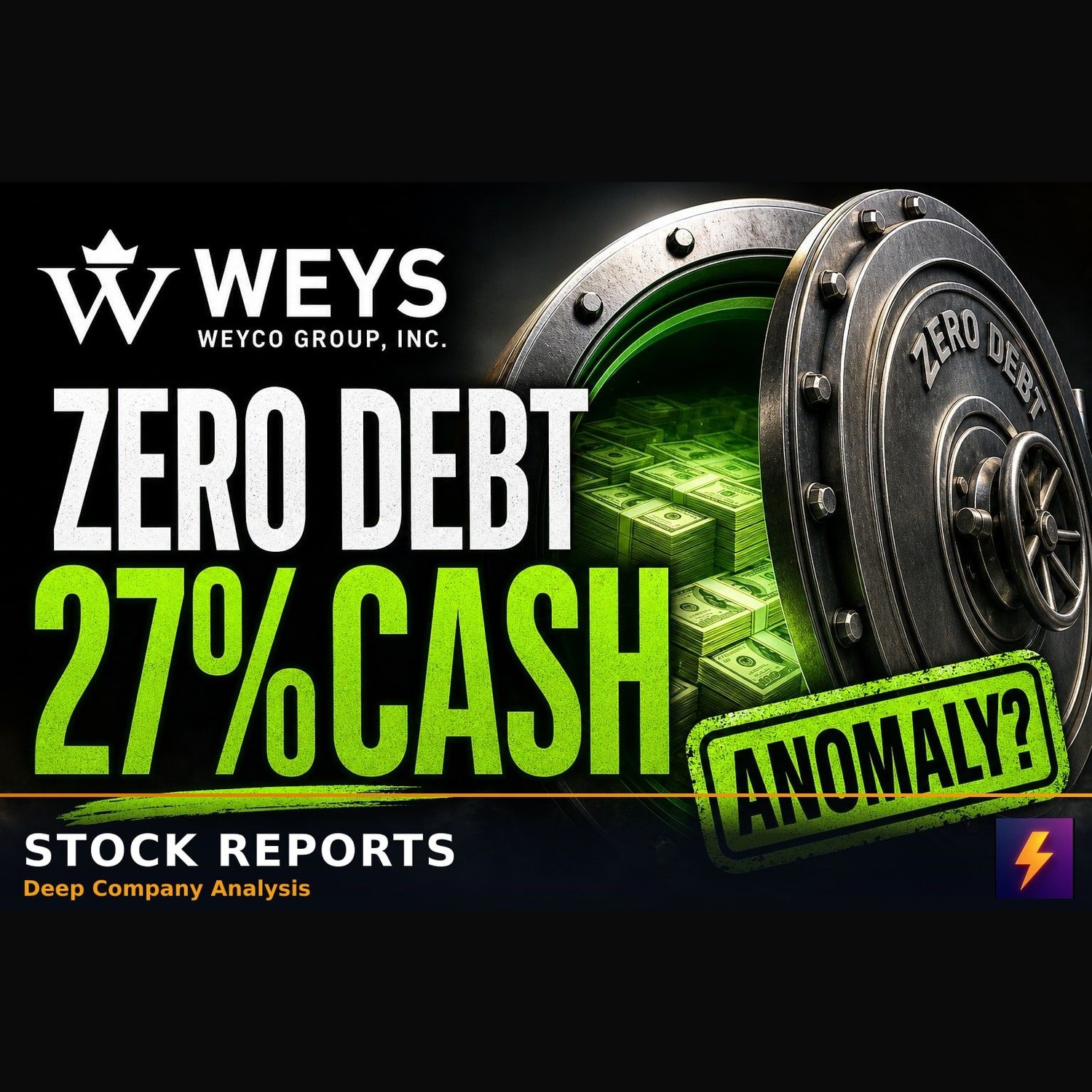 WEYS: The Zero-Debt Anomaly Hiding 27% Cash