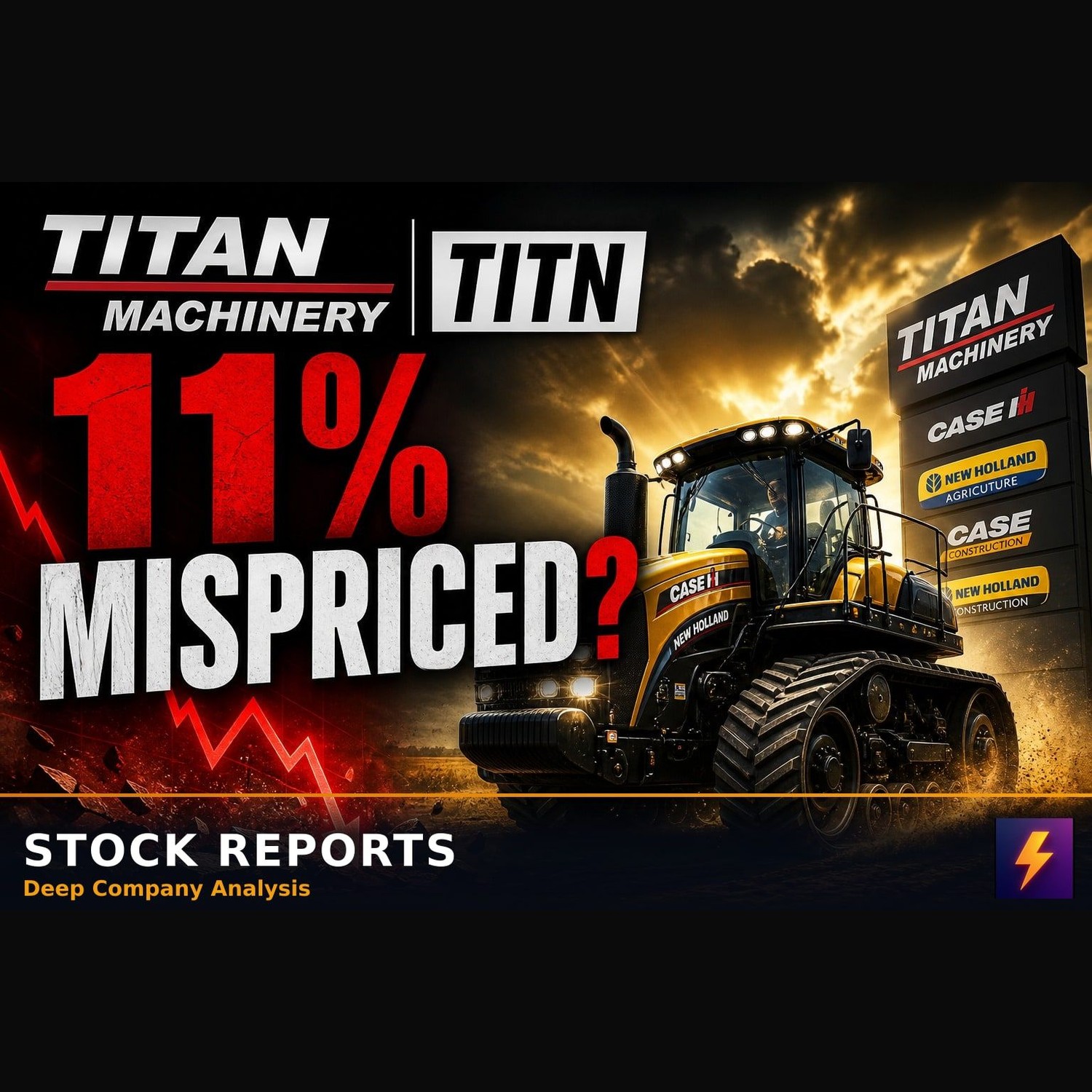 The 11% Selloff Mispriced Titan Machinery (TITN)