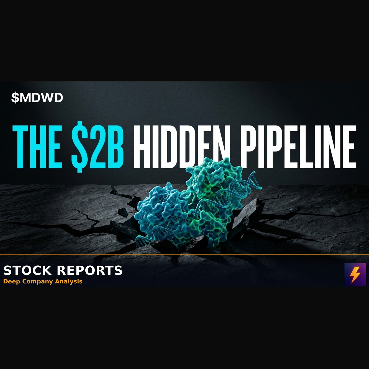 MDWD 14% Selloff Hides a $2B Biotech Pipeline