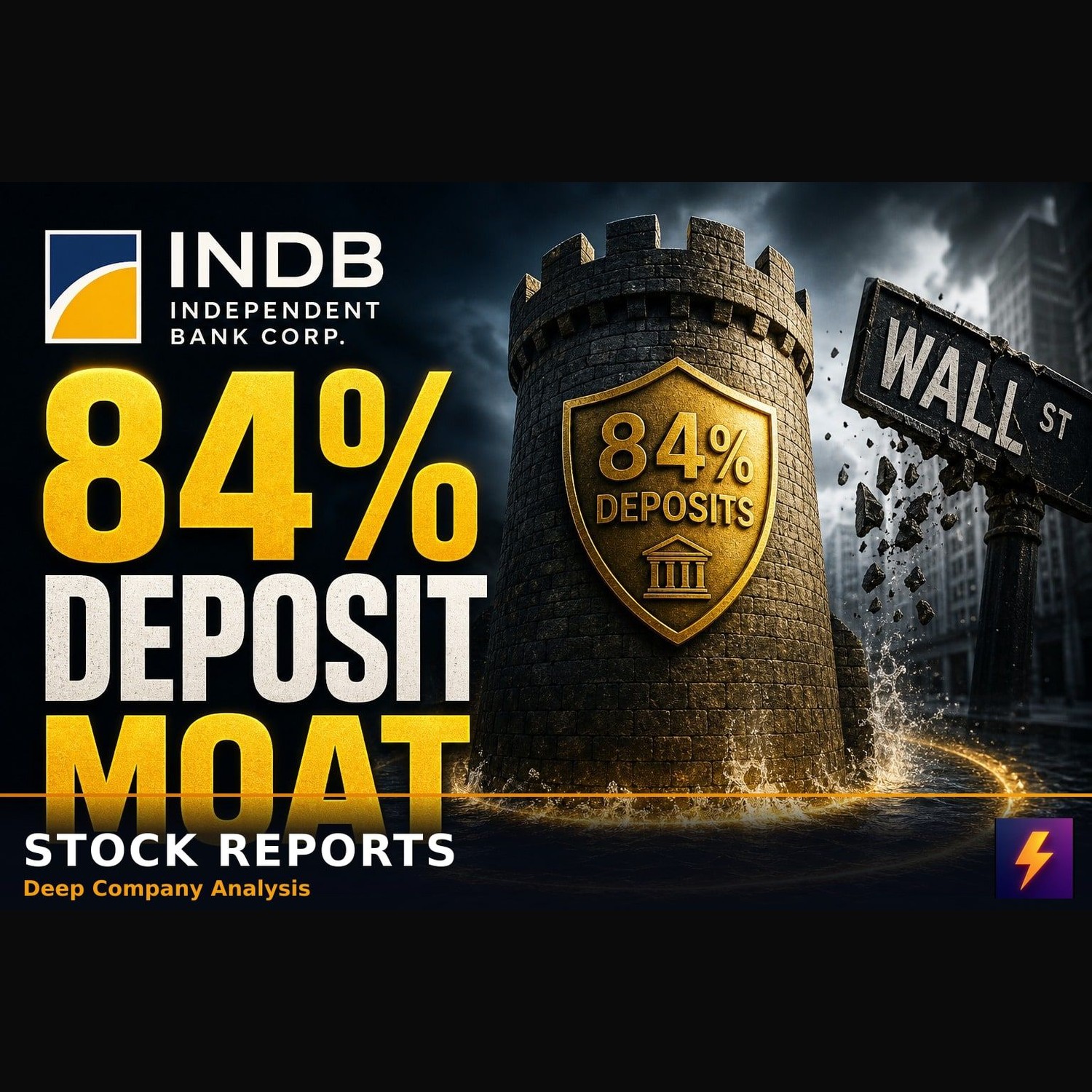 Wall Street Misprices INDB's 84% Deposit Moat