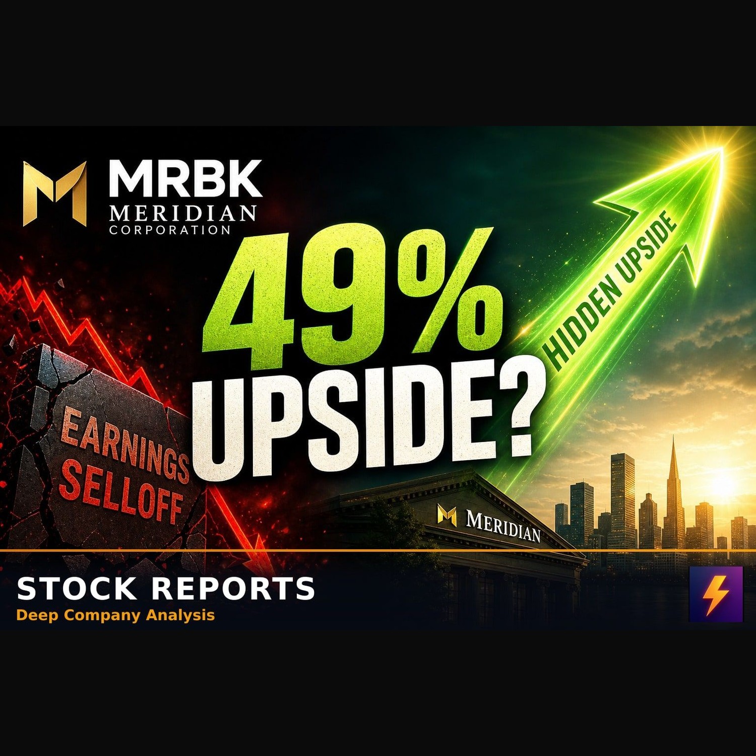 MRBK Earnings Selloff Hides 49% Upside In Meridian