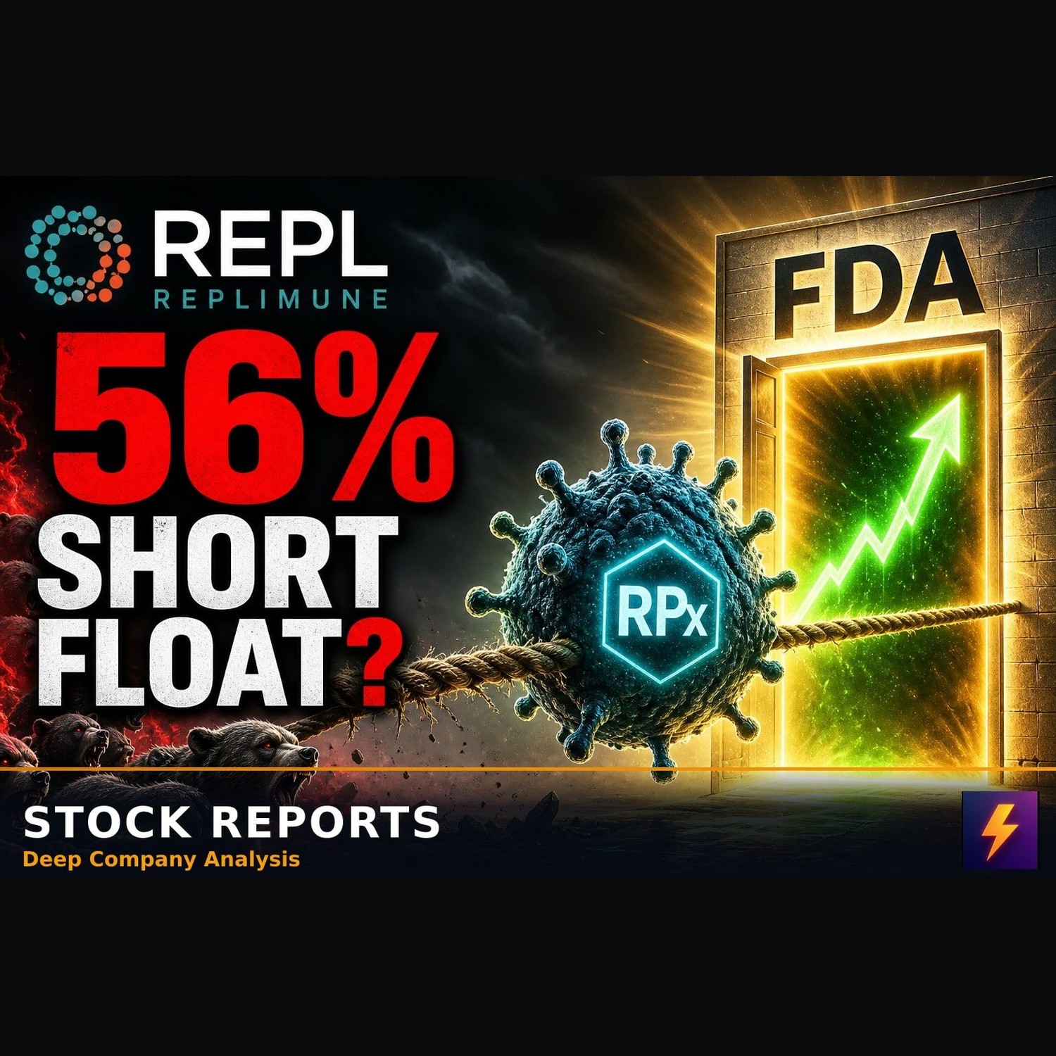 56% Short Float: REPL's High-Stakes FDA Catalyst