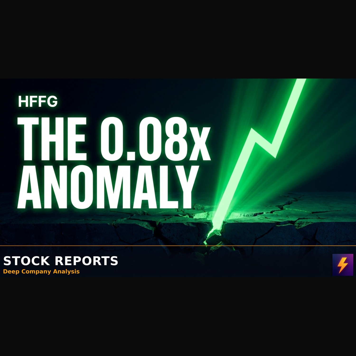HFFG 175% EPS Beat Exposes a 0.08x Valuation Anomaly