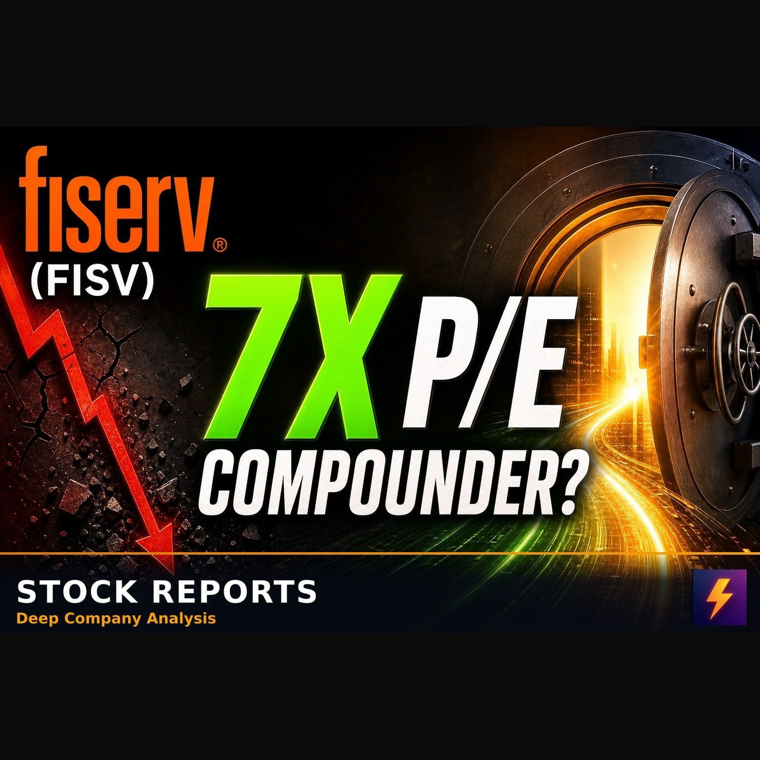 Fiserv (FISV) Selloff Reveals a 7x P/E Compounder