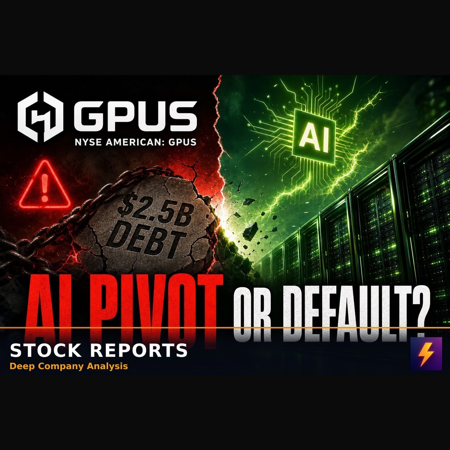 GPUS: The $2.5B AI Pivot Fighting Debt Default