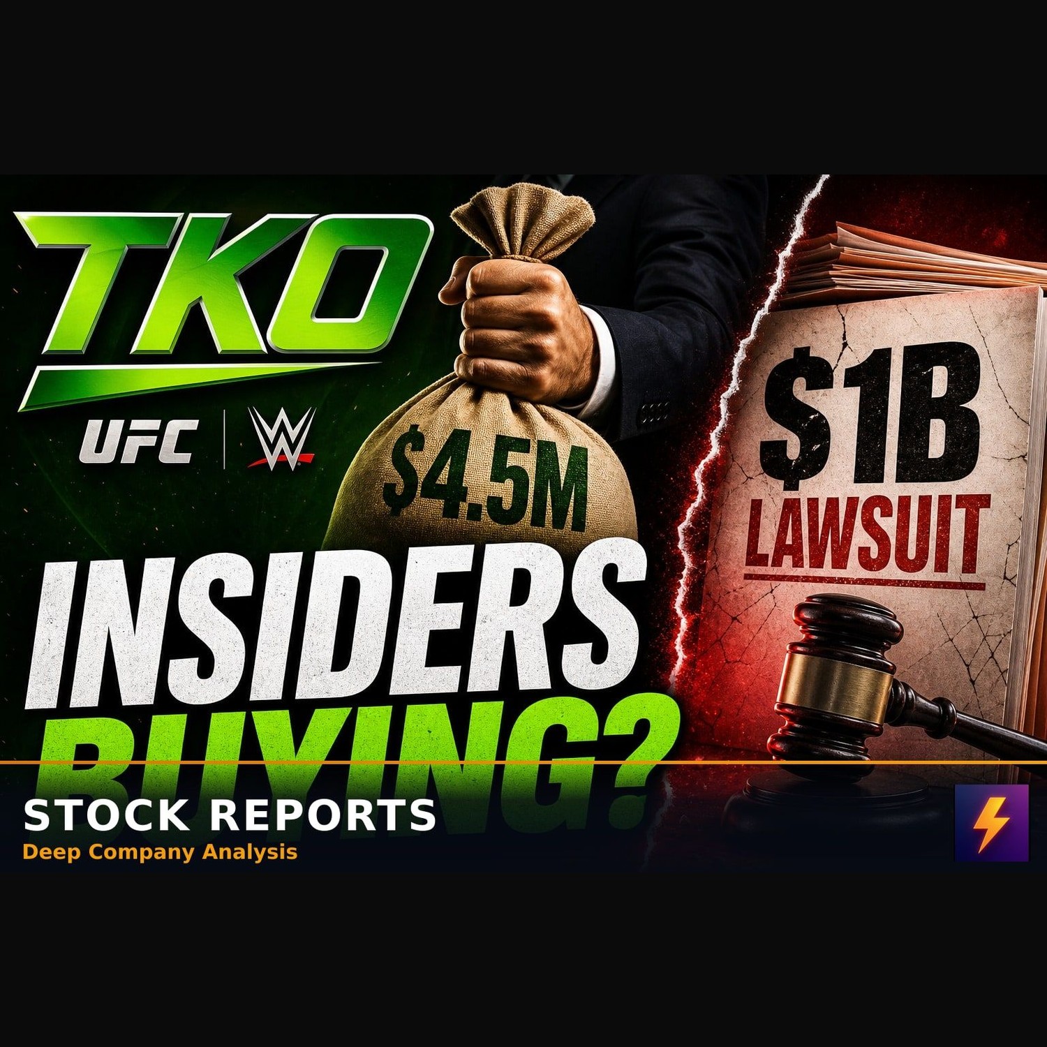 TKO Insiders Buy $4.5M Stock Despite $1B Lawsuit