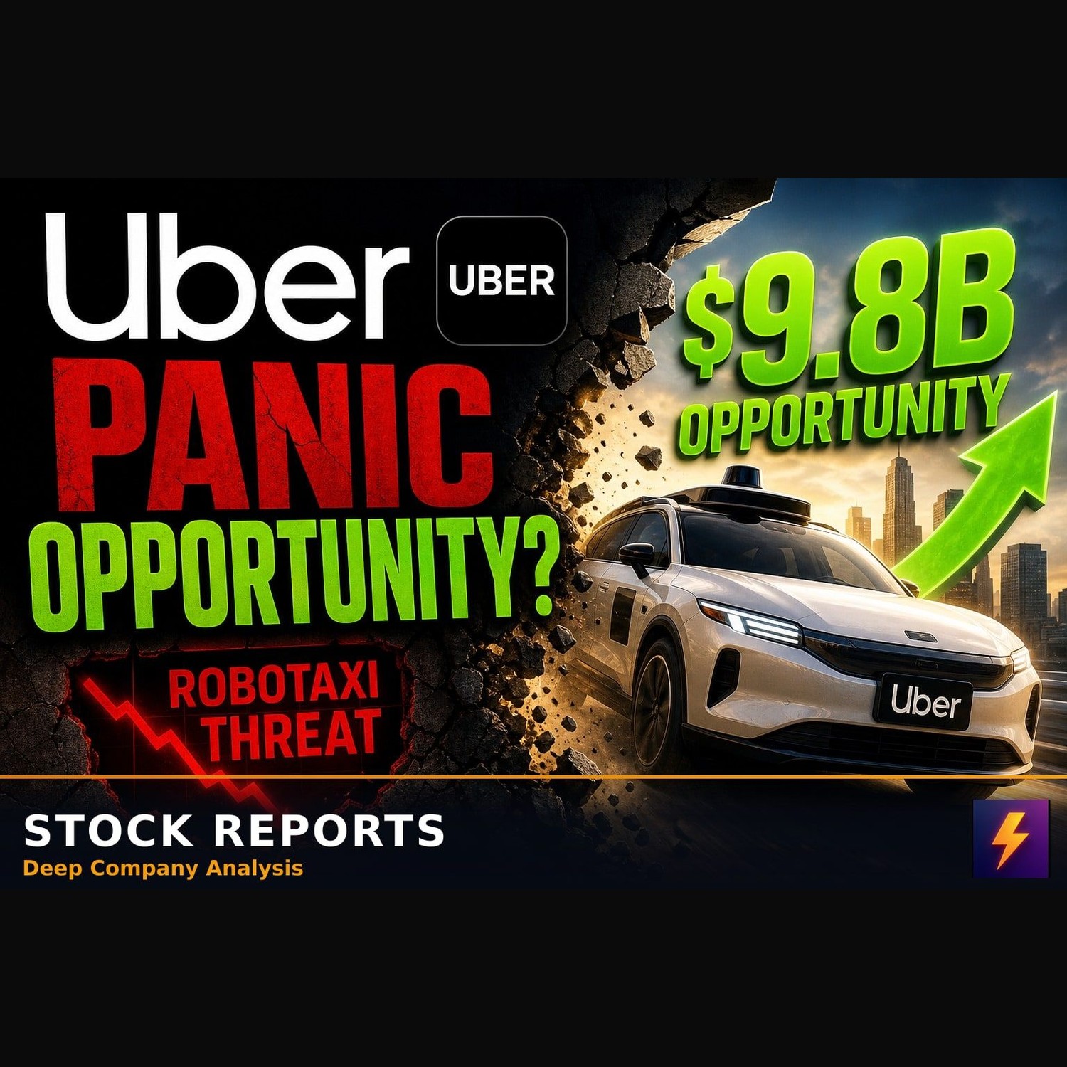 Why the UBER robotaxi panic is a $9.8B opportunity