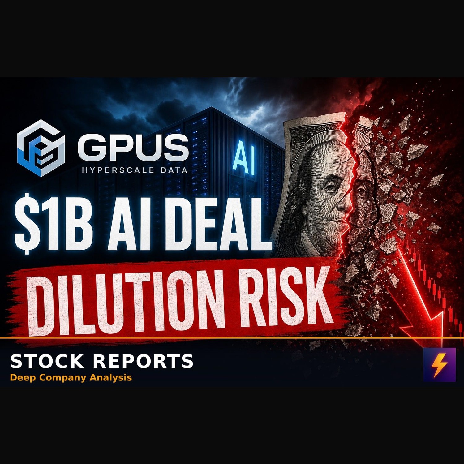 GPUS Has a $1B AI Deal but Dilution Is Catastrophic