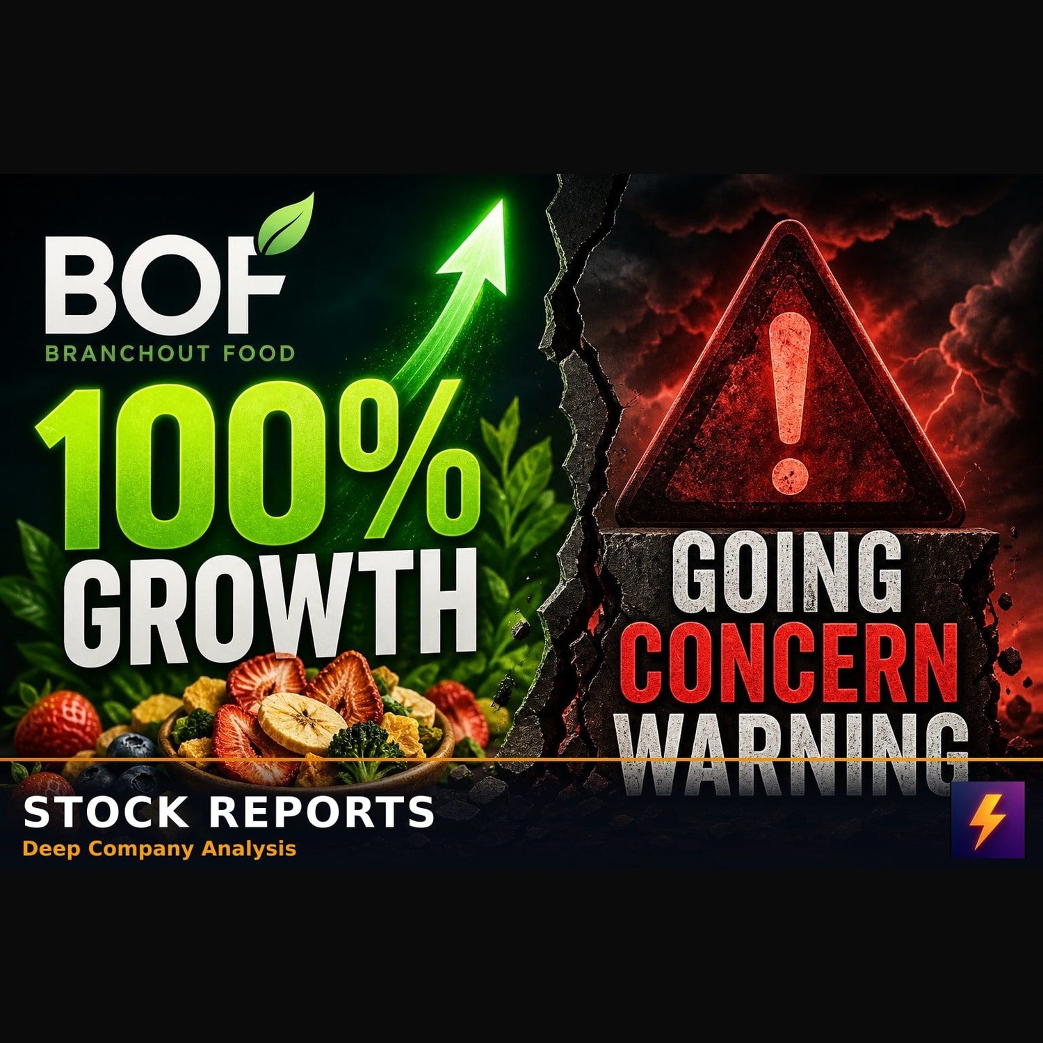 BOF: 100% Growth Meets Going Concern Warning