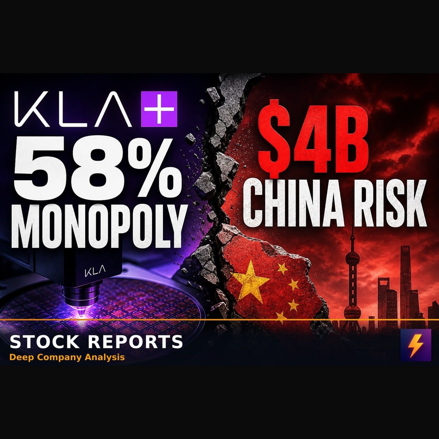 KLAC 58% Monopoly Faces a $4B China Risk