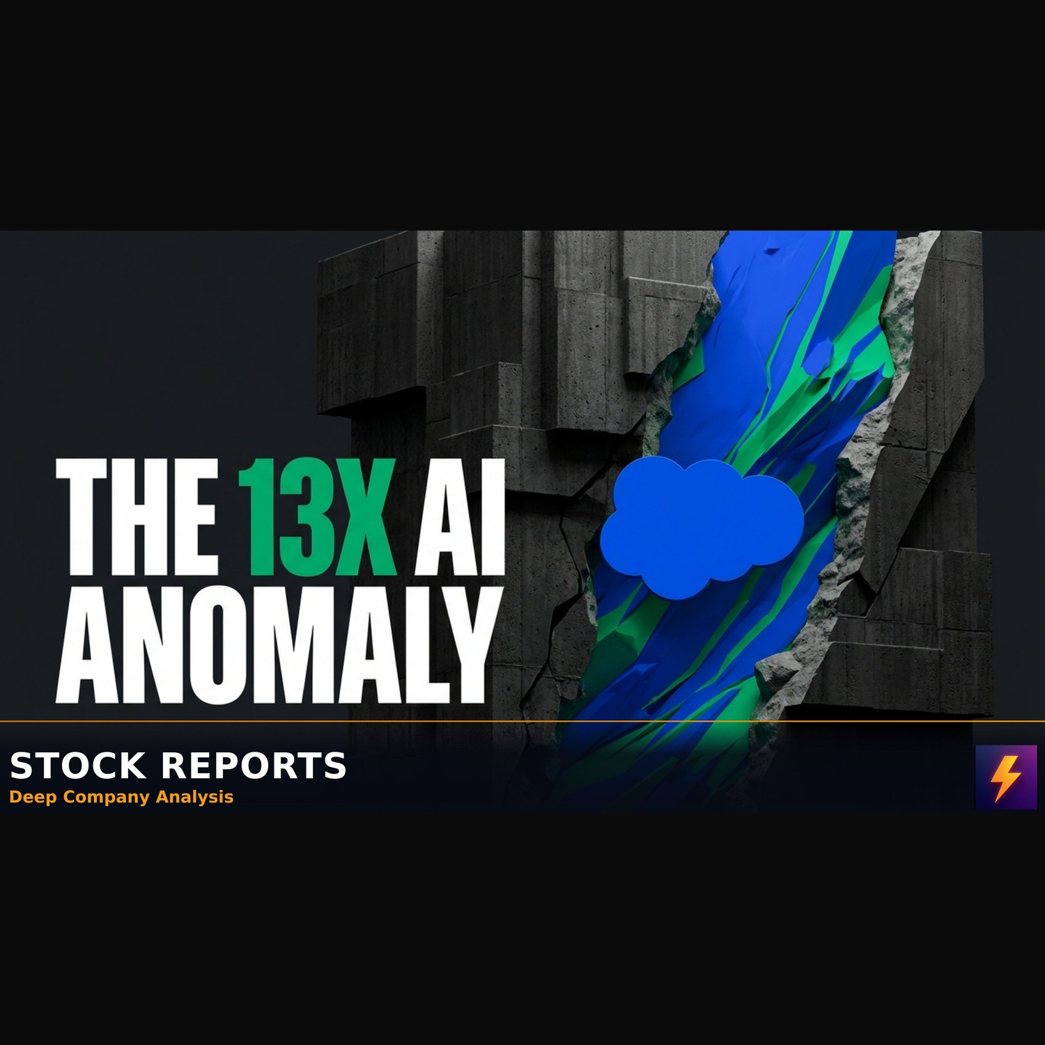 Salesforce CRM at 13x P/E is a massive AI anomaly