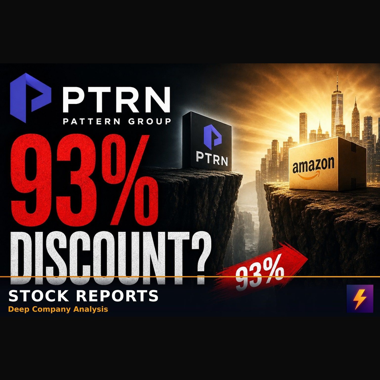 Why PTRN Stock Trades at a 93% Amazon Discount