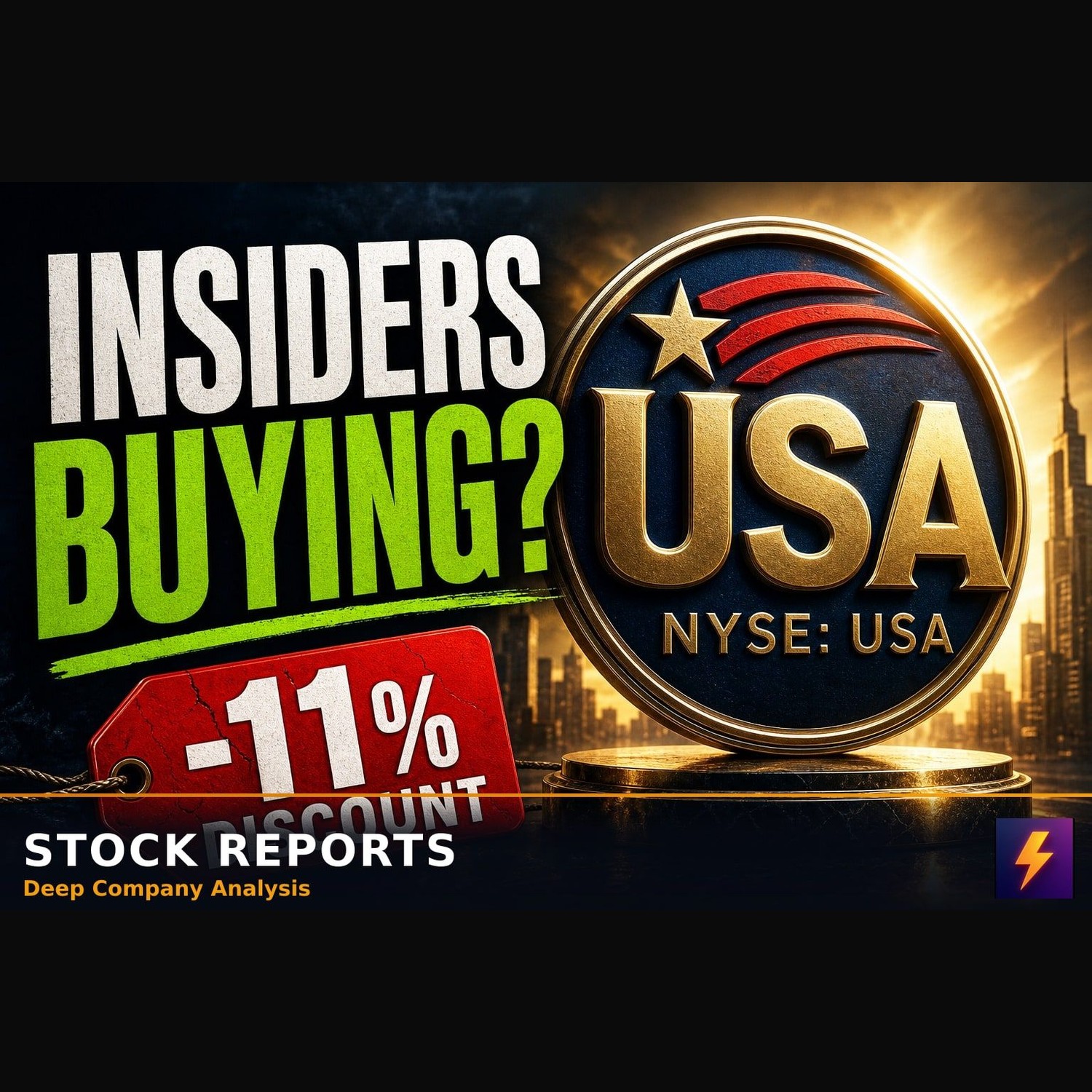 Why Insiders Are Buying USA Stock at an 11% Discount