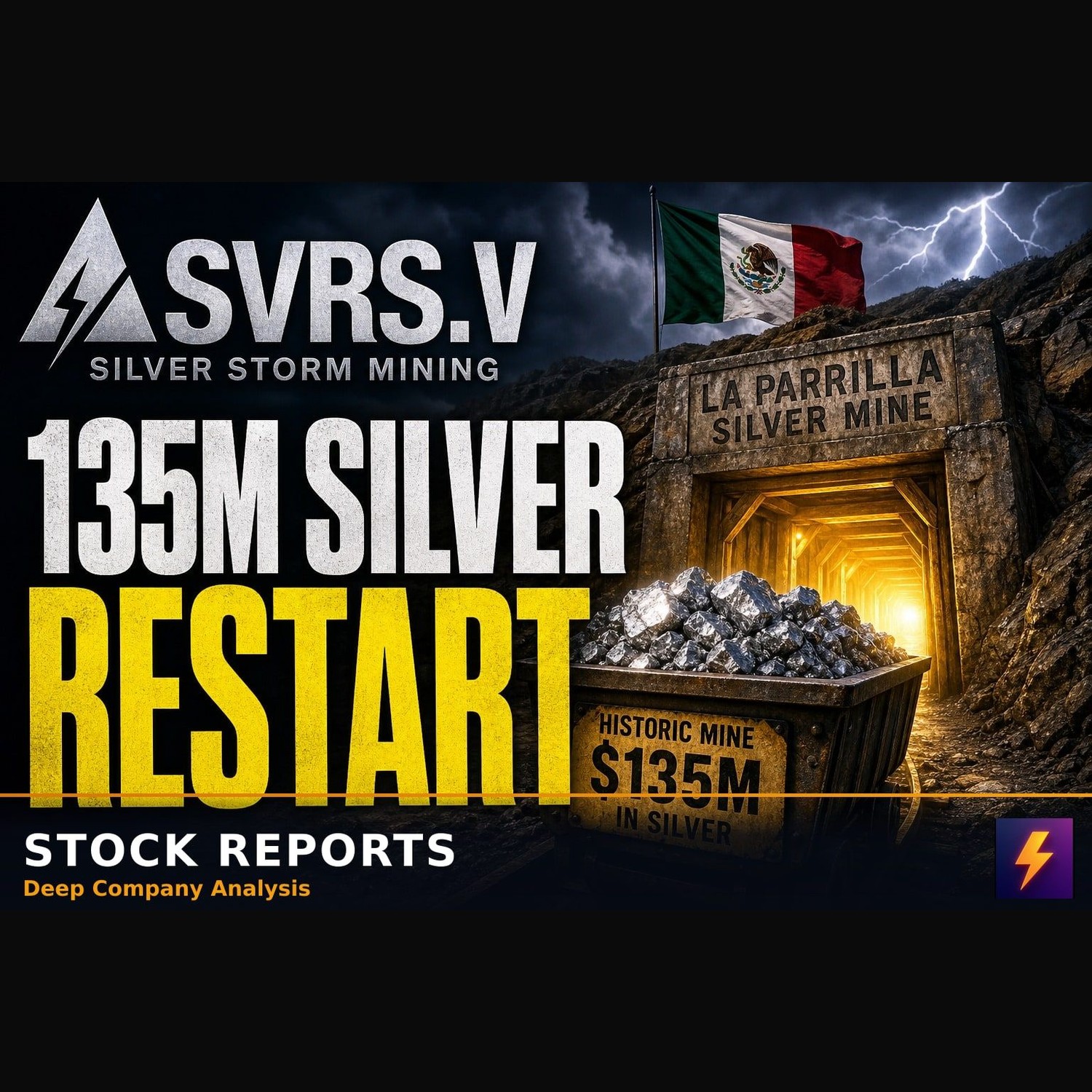 SVRS is restarting a 135M dollar silver mine