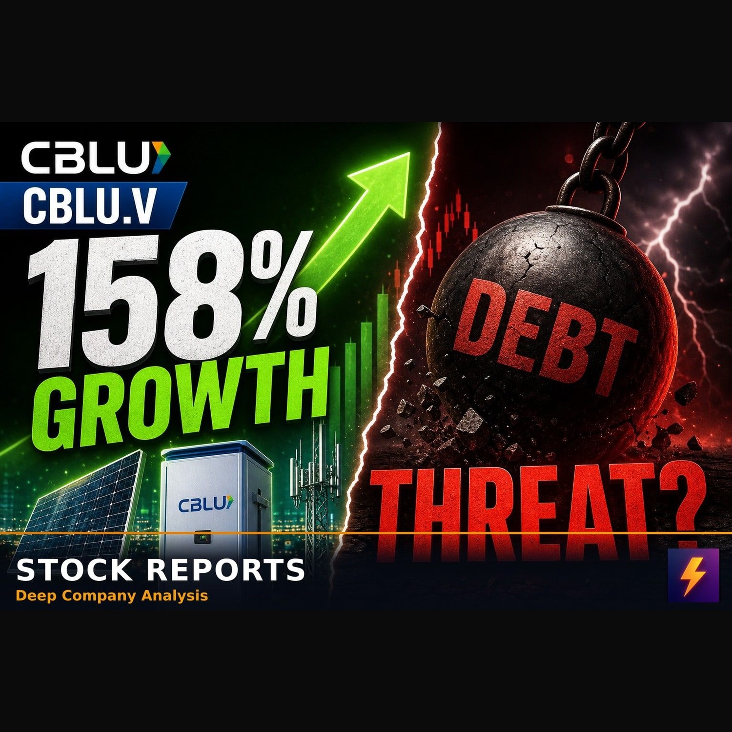 CBLU Stock: 158% Revenue Growth vs Debt Threat