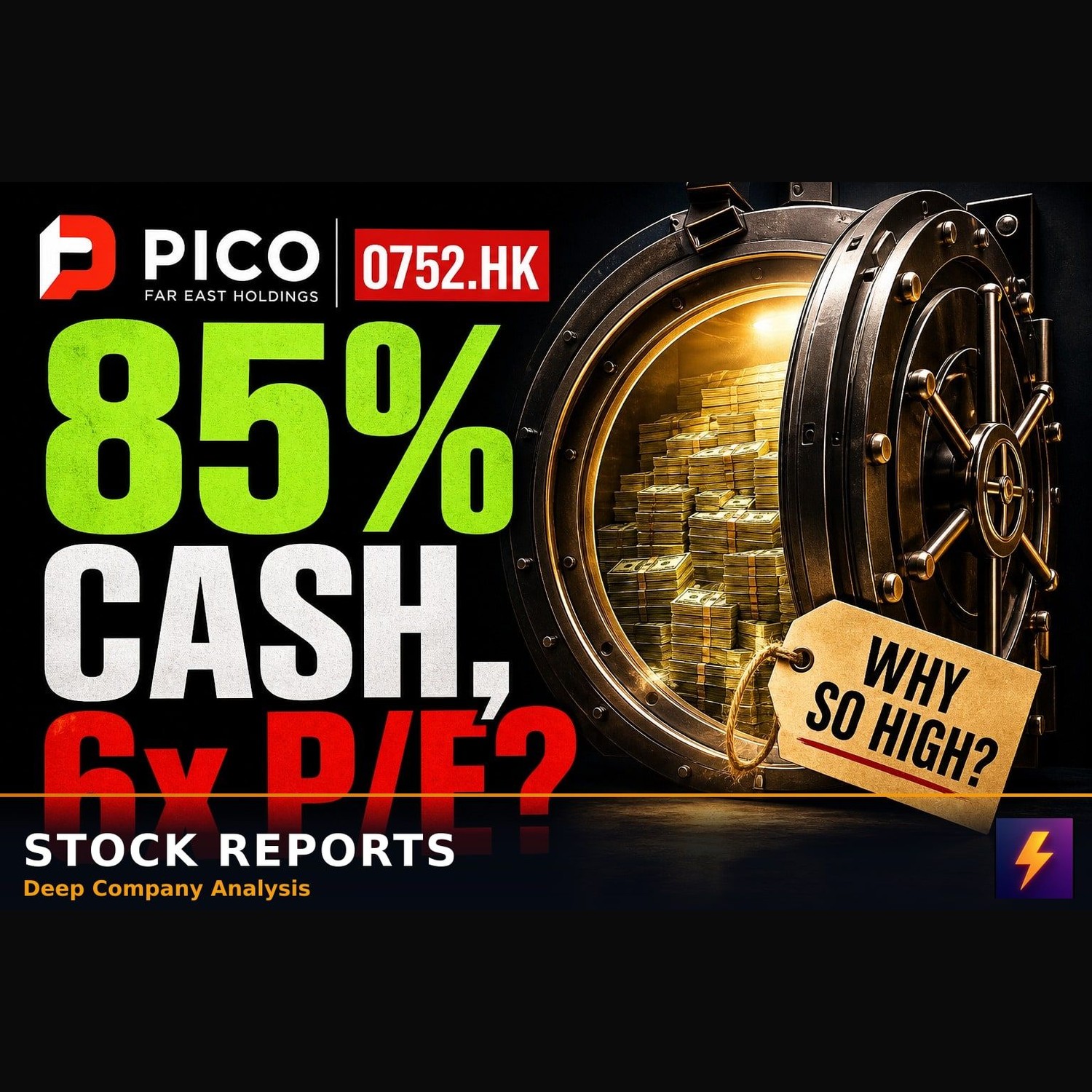 Pico 0752.HK is 85% cash but trades at 6x P/E episode artwork