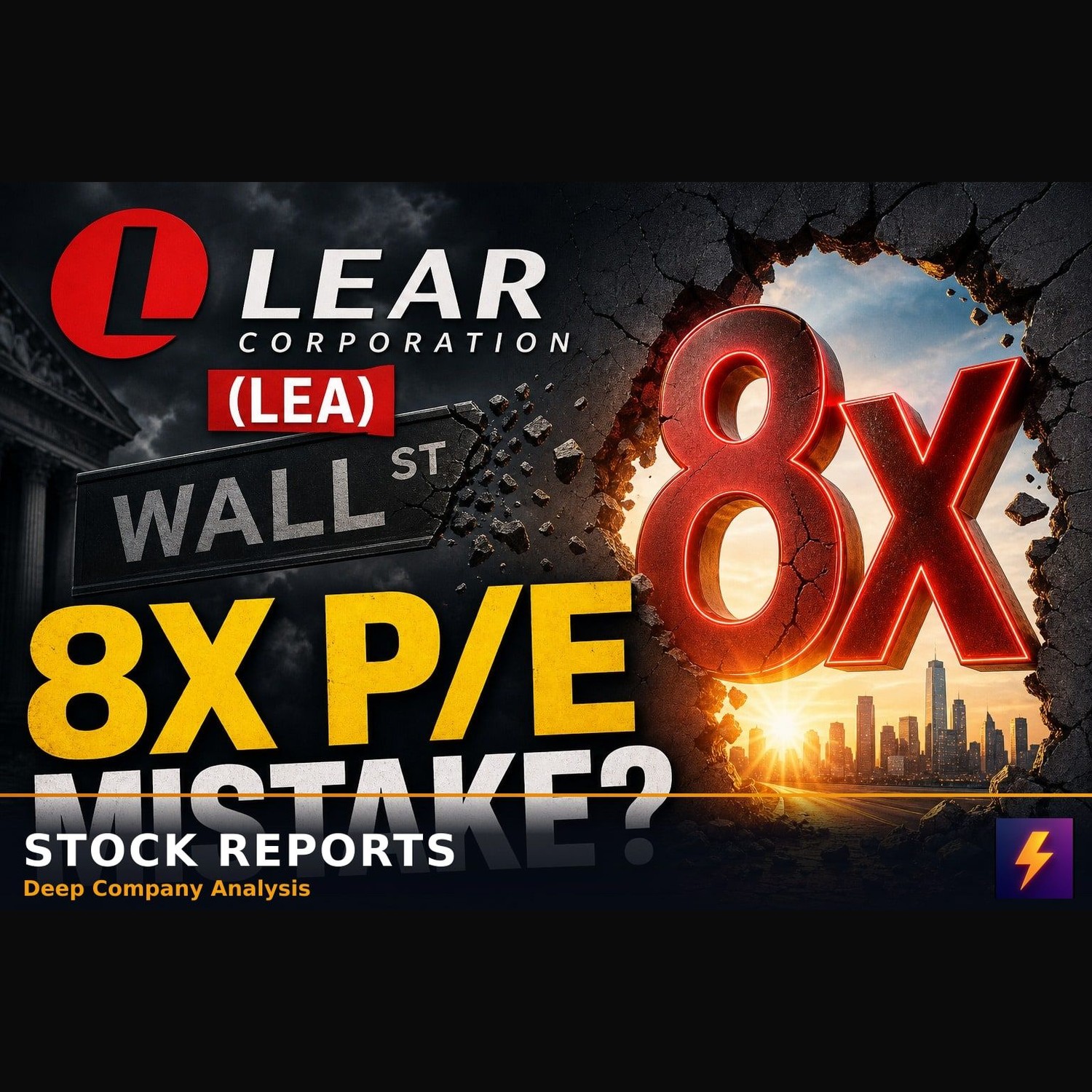 Why LEA Stock is Wall Street's Biggest 8x P/E Mistake