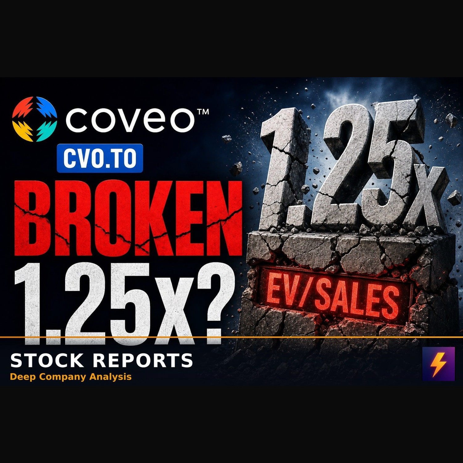 Coveo CVO.TO trades at a broken 1.25x EV/Sales