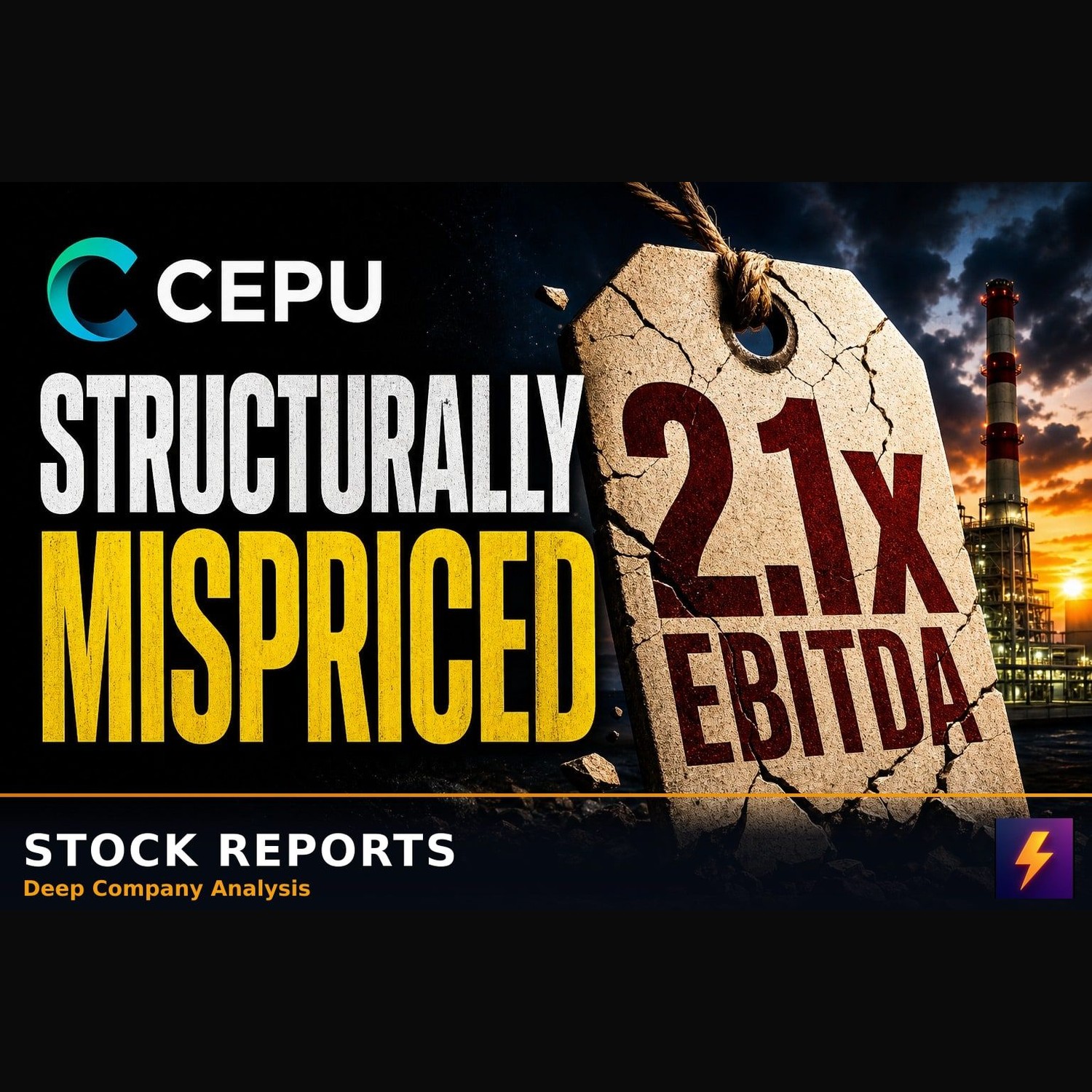 Why CEPU is structurally mispriced at 2.1x EBITDA