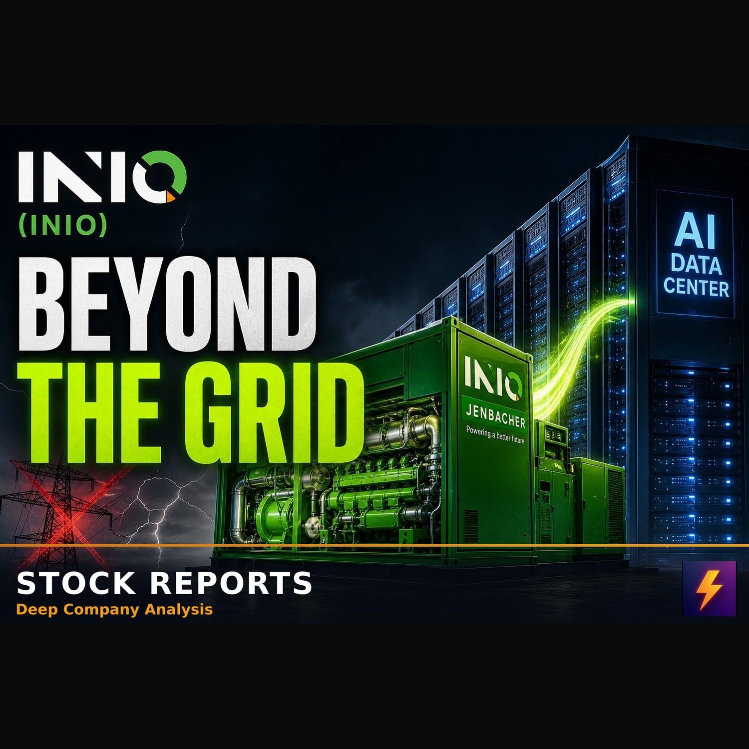 How INIO powers AI data centers bypassing the grid