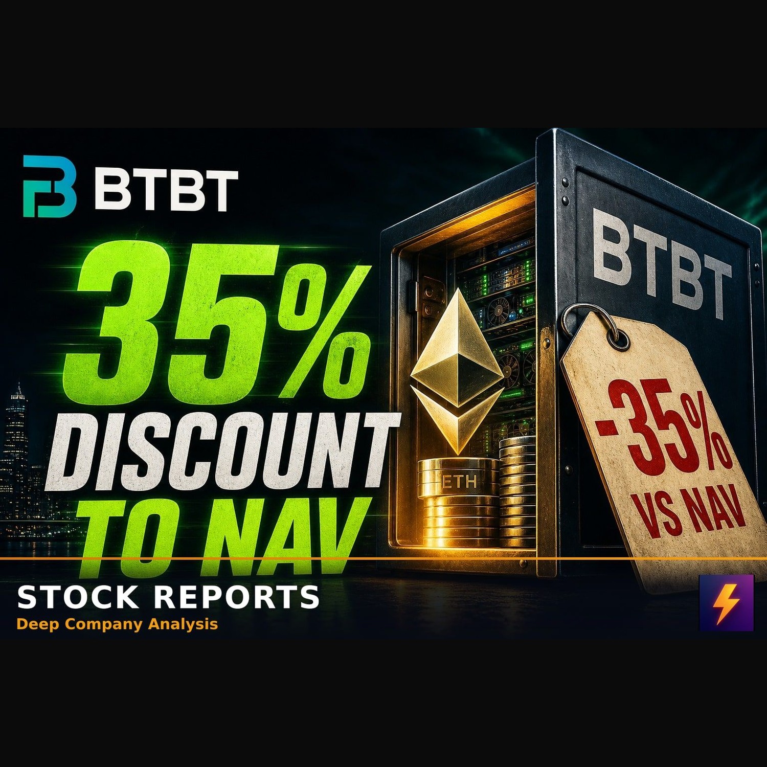 BTBT Trades at a Massive 35% Discount to NAV