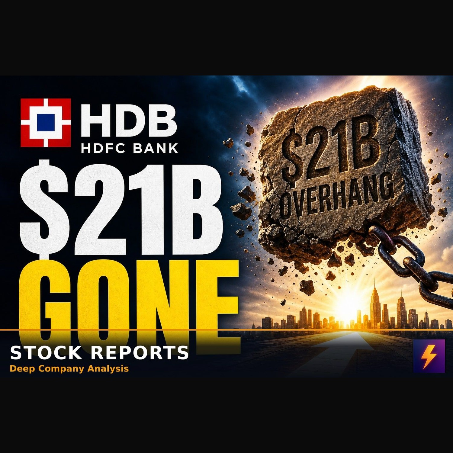 HDFC Bank Just Cleared Its Massive $21B Overhang