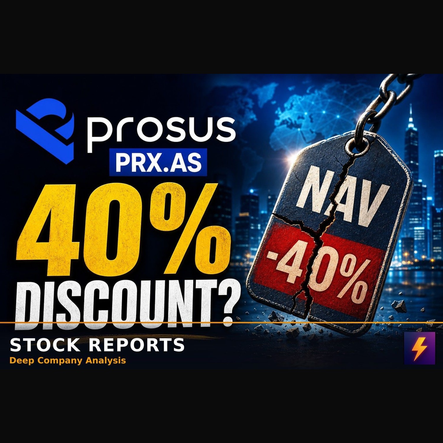 Prosus Trades at a 40 Percent Discount to NAV