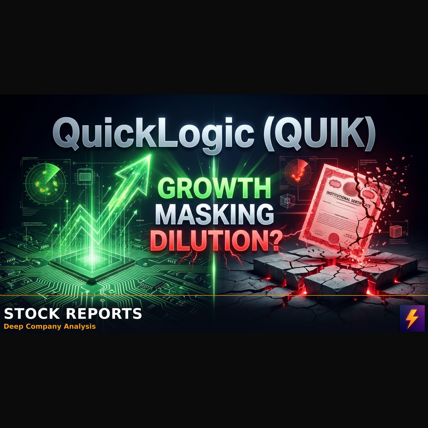 The Hidden Dilution Risk Inside QUIK's 100% Growth