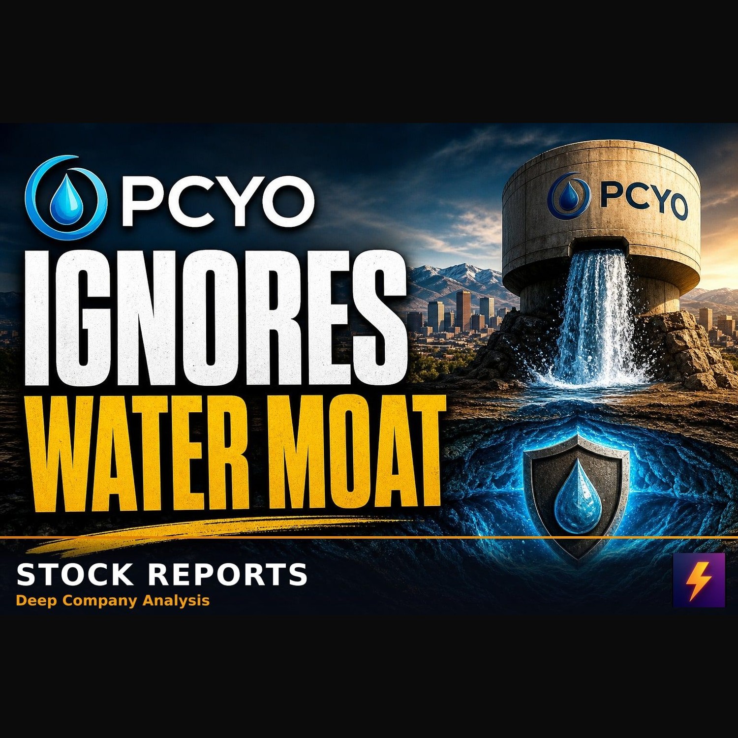 Wall Street Ignores PCYO Irreplaceable Water Moat