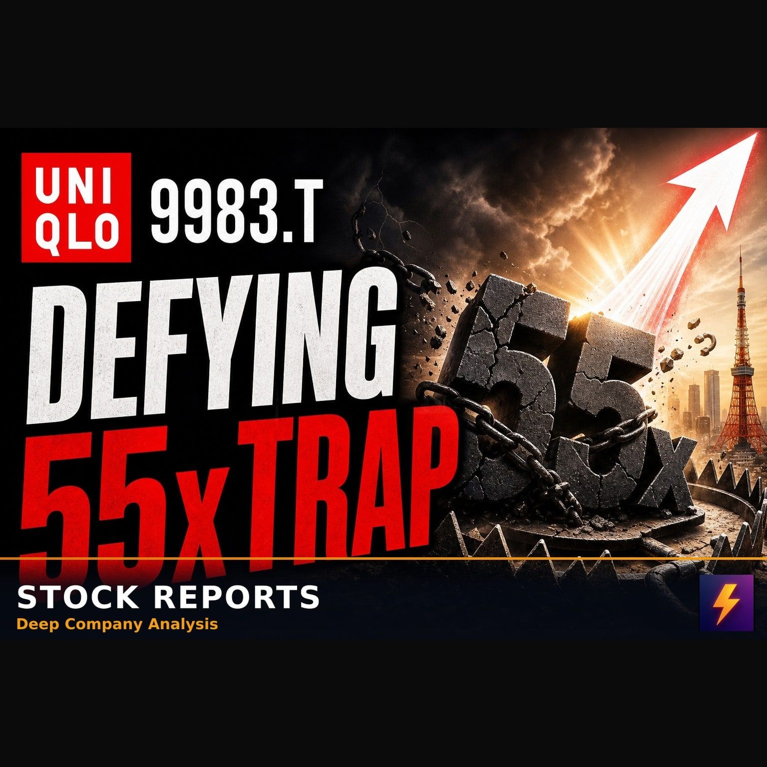 Why Uniqlo 9983.T is defying the 55x valuation trap