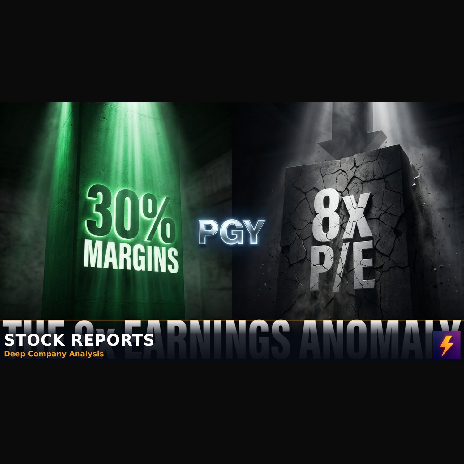 Why PGY trades at 8x earnings despite 30% margins