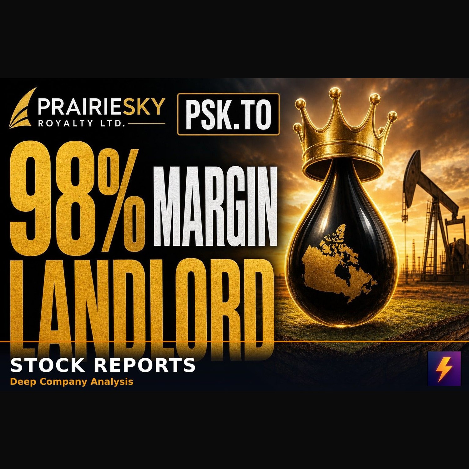 Why PrairieSky PSK is oil's 98% margin landlord