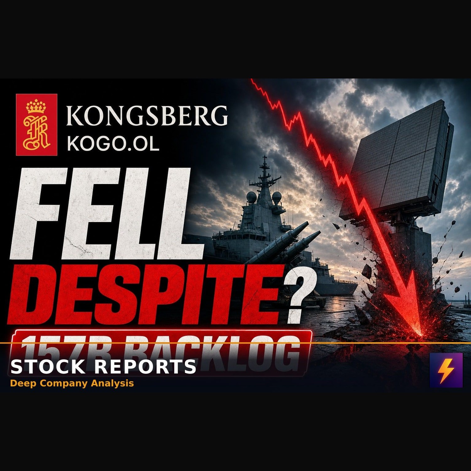 Kongsberg KOG Fell Despite a Massive 157B Backlog
