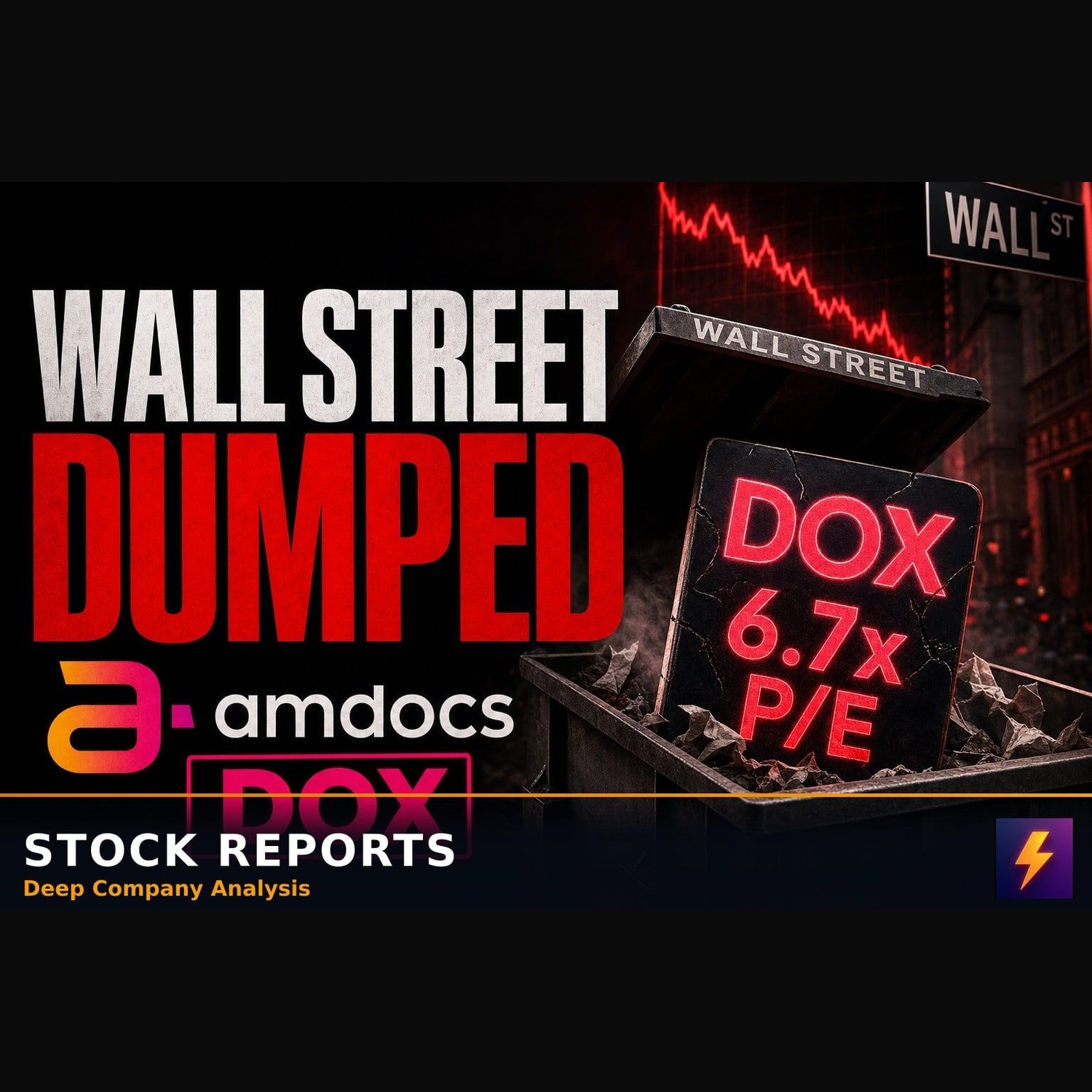 Why Wall Street Dumped Amdocs DOX to a 6.7x P/E