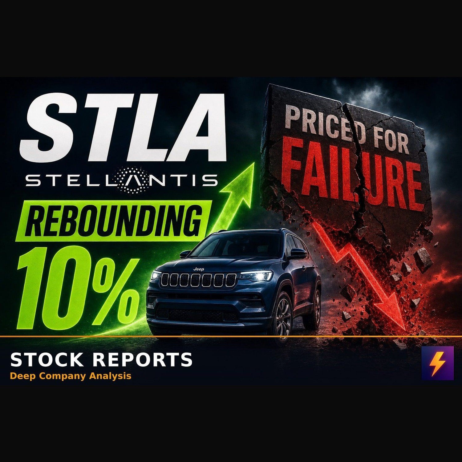 STLA Stock: Rebounding 10% but Priced for Failure