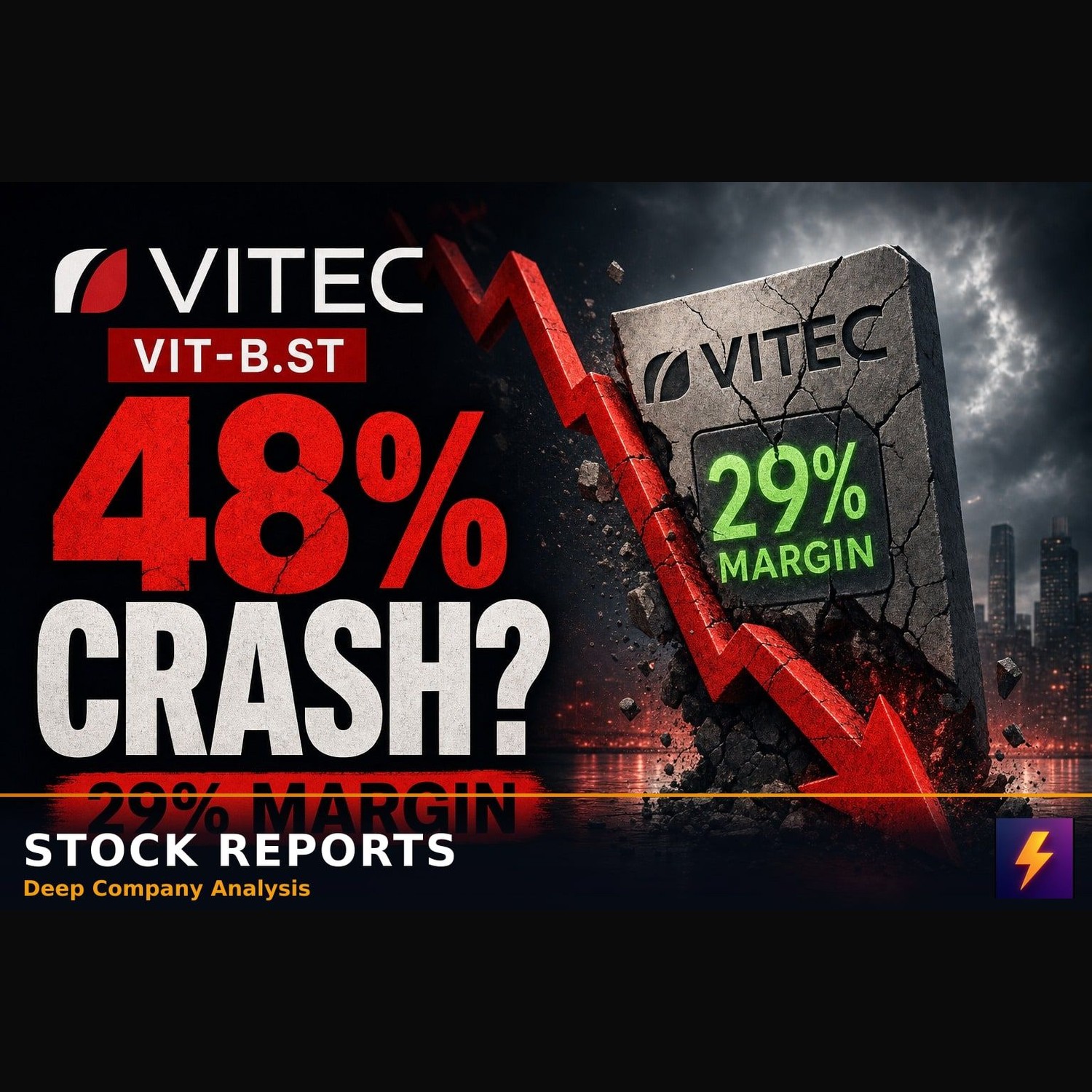 Vitec stock fell 48% despite a 29% margin
