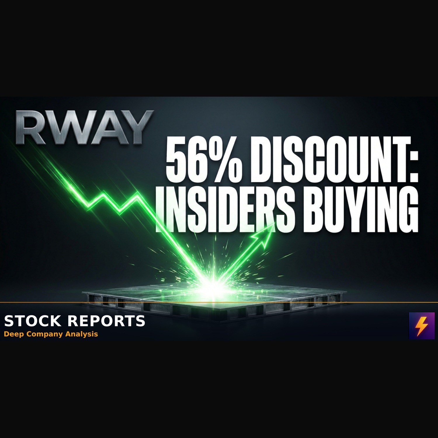 Insiders Are Buying RWAY at a 56% NAV Discount