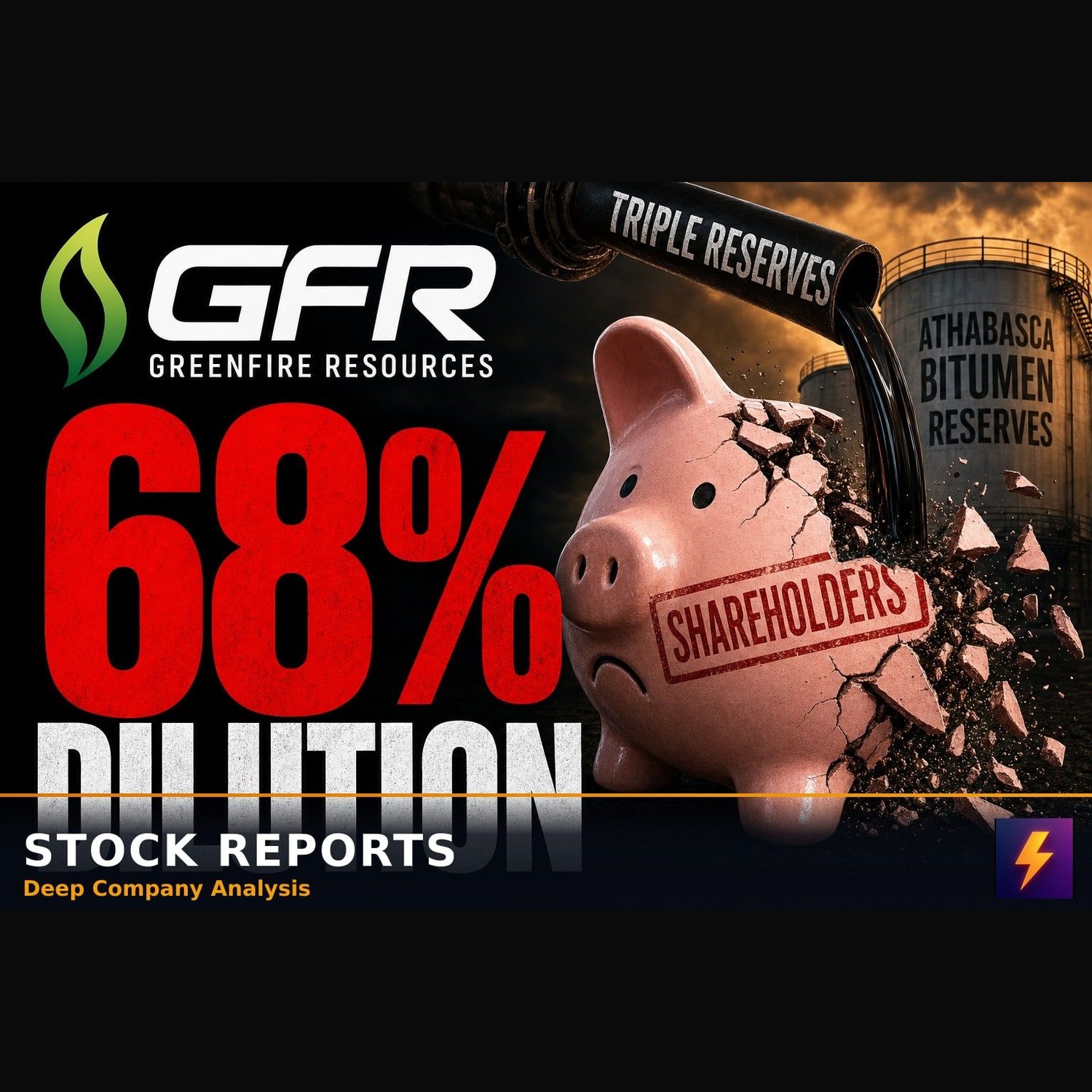 GFR Stock Dilutes Shareholders 68% to Triple Reserves