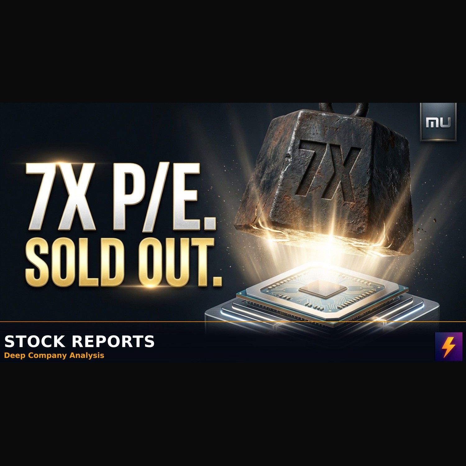 Micron's 7x Forward P/E Ignores Sold-Out AI Demand